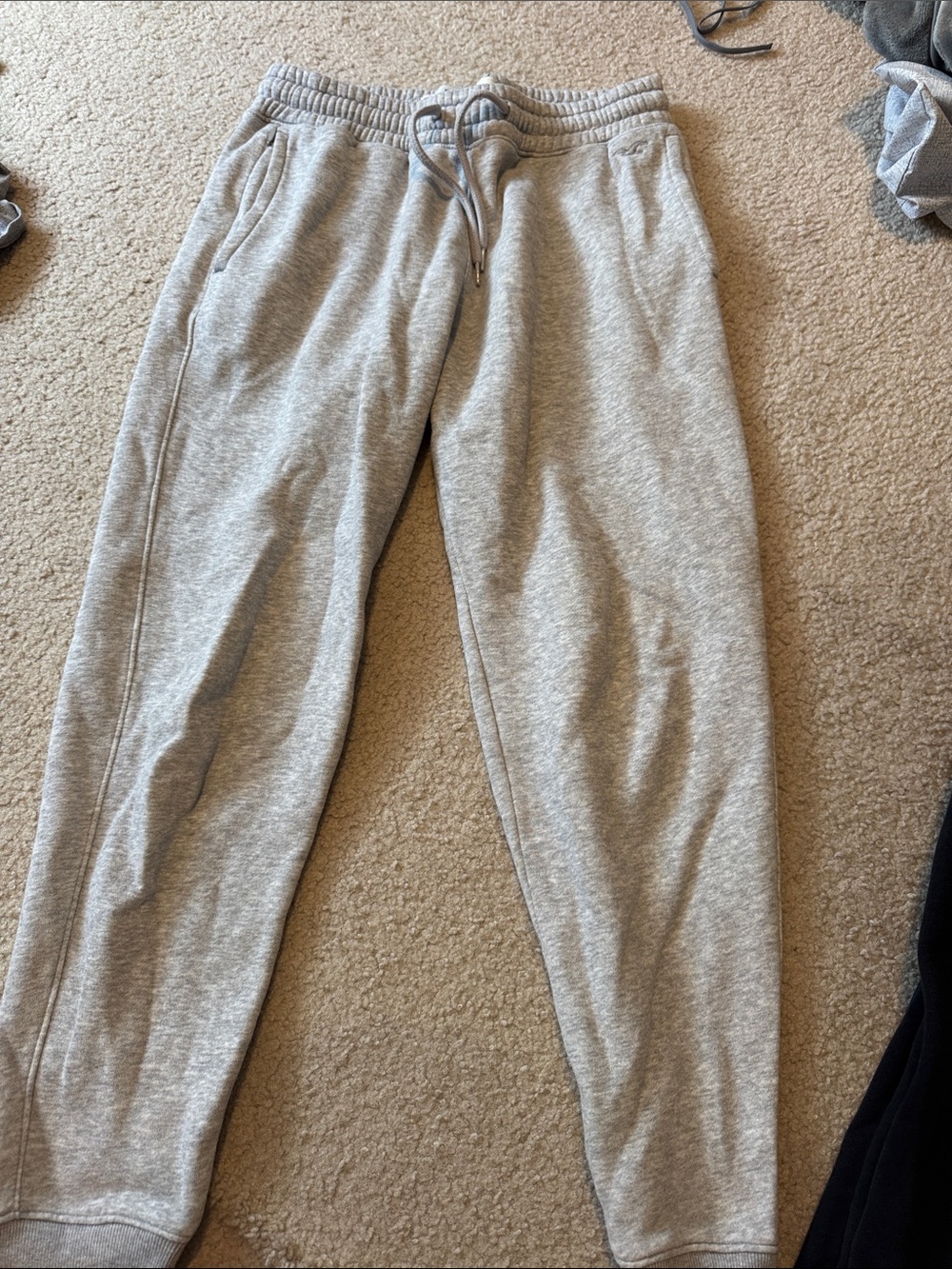 Hollister Light Gray Men's Joggers Sweatpants